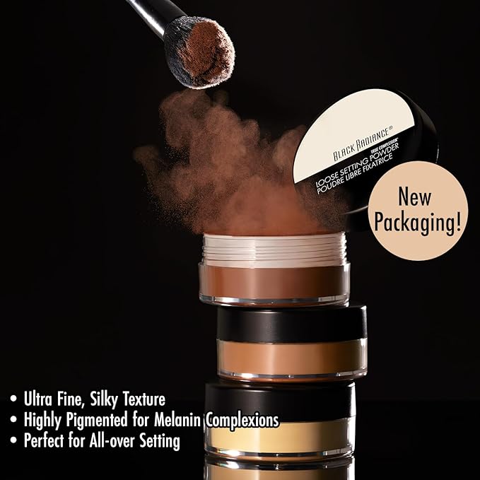 Black Radiance Black Radiance True Complexion Loose Setting Powder Honeymoon 064 Ounce - Image 2