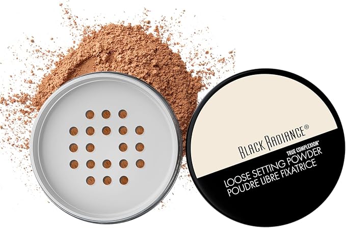 Black Radiance Black Radiance True Complexion Loose Setting Powder Honeymoon 064 Ounce - Image 1