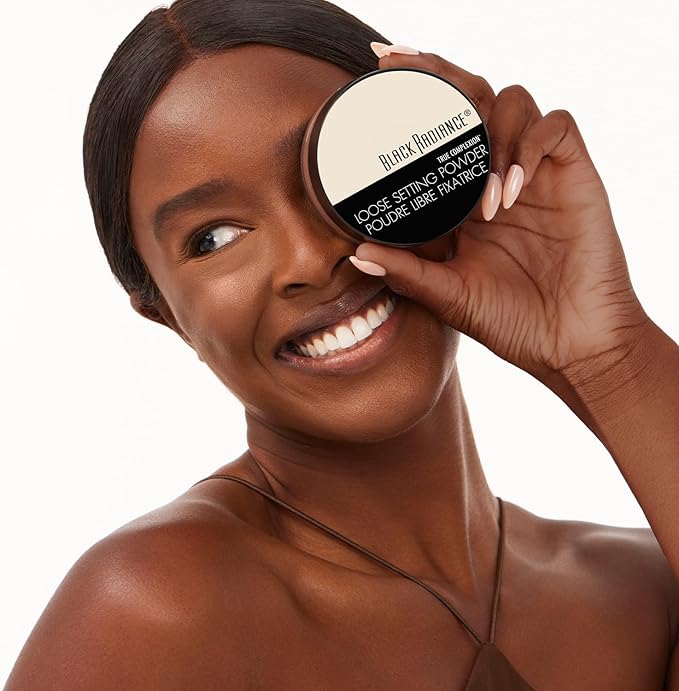 Black Radiance Black Radiance True Complexion Loose Setting Powder Honeymoon 064 Ounce - Image 4