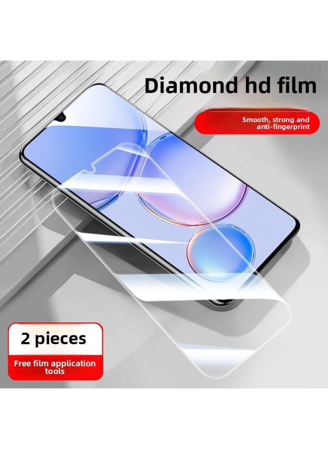 Generic Applicable To For Huawei Enjoy 60 Tempered Film 70 Enjoy 50Pro Anti-peep Film 50z Full Screen 60x Enjoy 50Plus-Colour:[collection + Shopping Cart] Free Film Application Tool + Anti-scratch Back Film-Size:Youchangxiang 50 Plus 5g  - Image 1