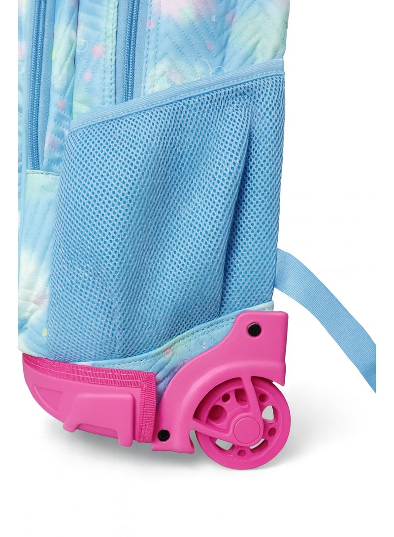 AODASI Trolley School Bag for Students – 18-Inch Multi-Functional Backpack with Wheels – Travel-Friendly Rolling School Bag for Boys & Girls - Image 3