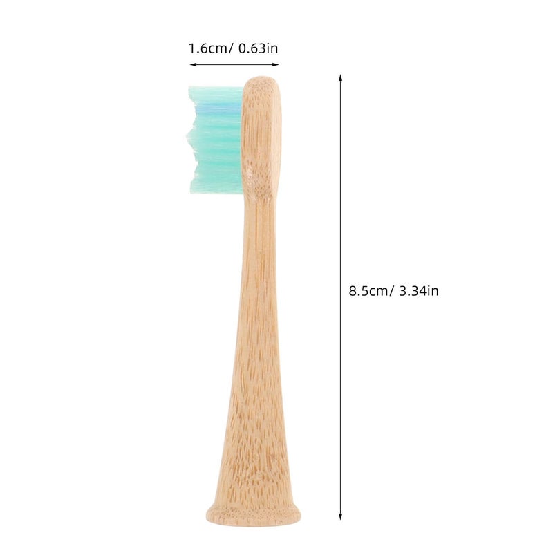 Biodegradable Replacement Heads Soft Bristles Compatible with Electric Toothbrush Eco Friendly Oral Care 4pcs - Image 3