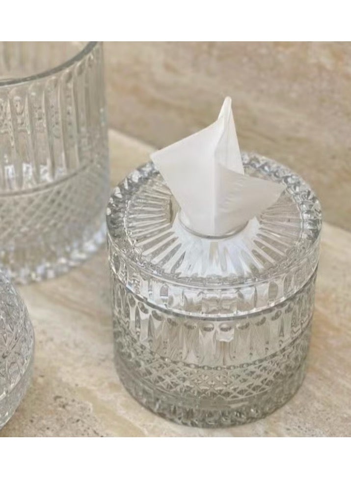 glass tissue box  - Image 1