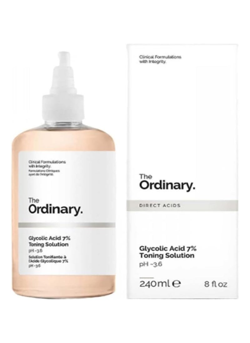 Yuwell The Ordinary  Glycolic Acid 7 Percent Toning Solution Clear 240ml 240ml  - Image 1