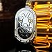 HIDEDC Desperate Rabbit Fidget Slider Metal Fidget Toys Adults Haptic Coin Infinite Rotation Push EDC Fidget Toys Stress Relief Toy Executive Desk Toy for Keep Focus Stress Relief Silver - Image 4