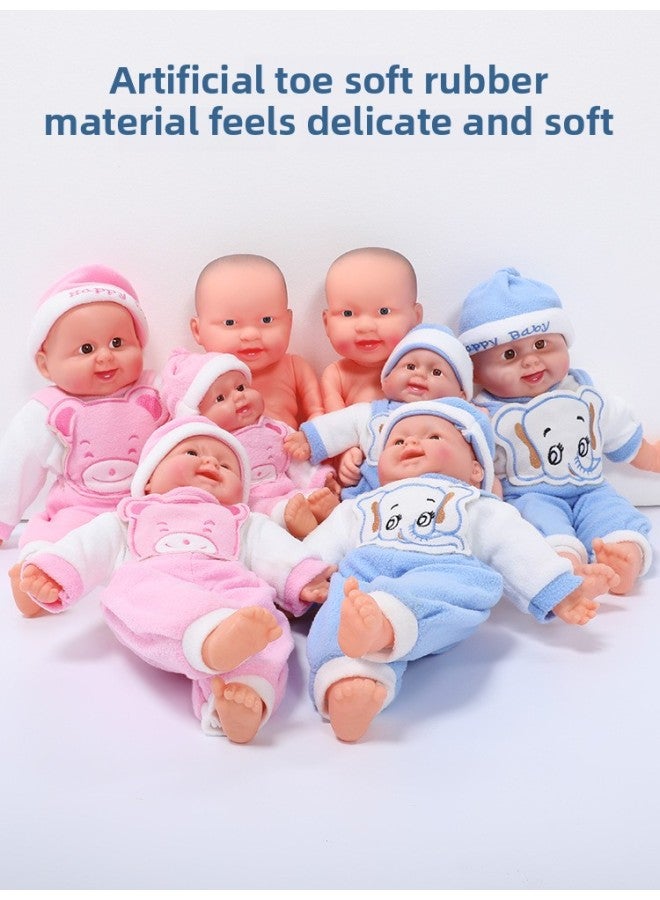 Ragdoll Early Education Kindergarten Children Simulation Baby Body Play House Confinement Training Girl Educational Teaching Toys-Color:Medium Size 40CM Baby Boy - Image 2
