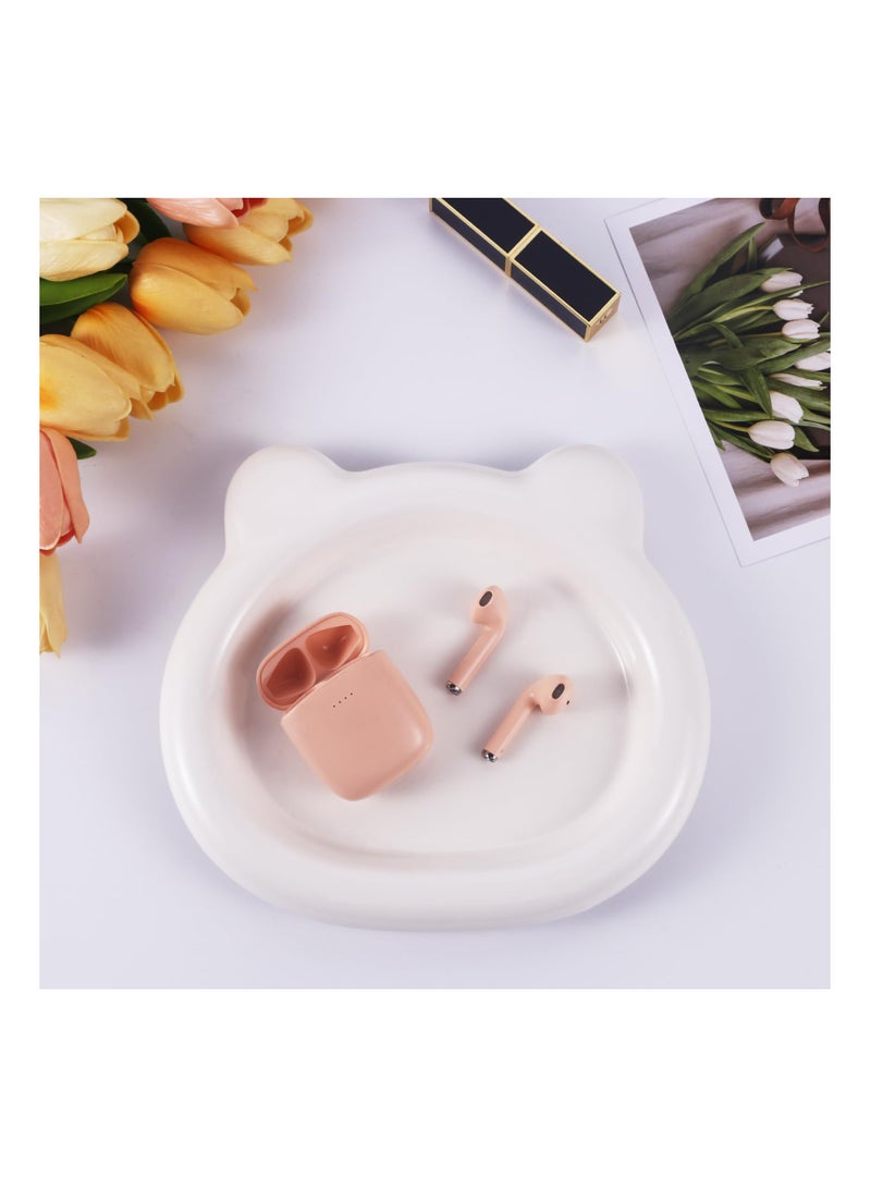SOLARAE Ceramic Jewelry Tray, Cute Bear Trinket Dish, Ideal Gifts for Women, Girls, Mom, Sisters and Friends - Image 1