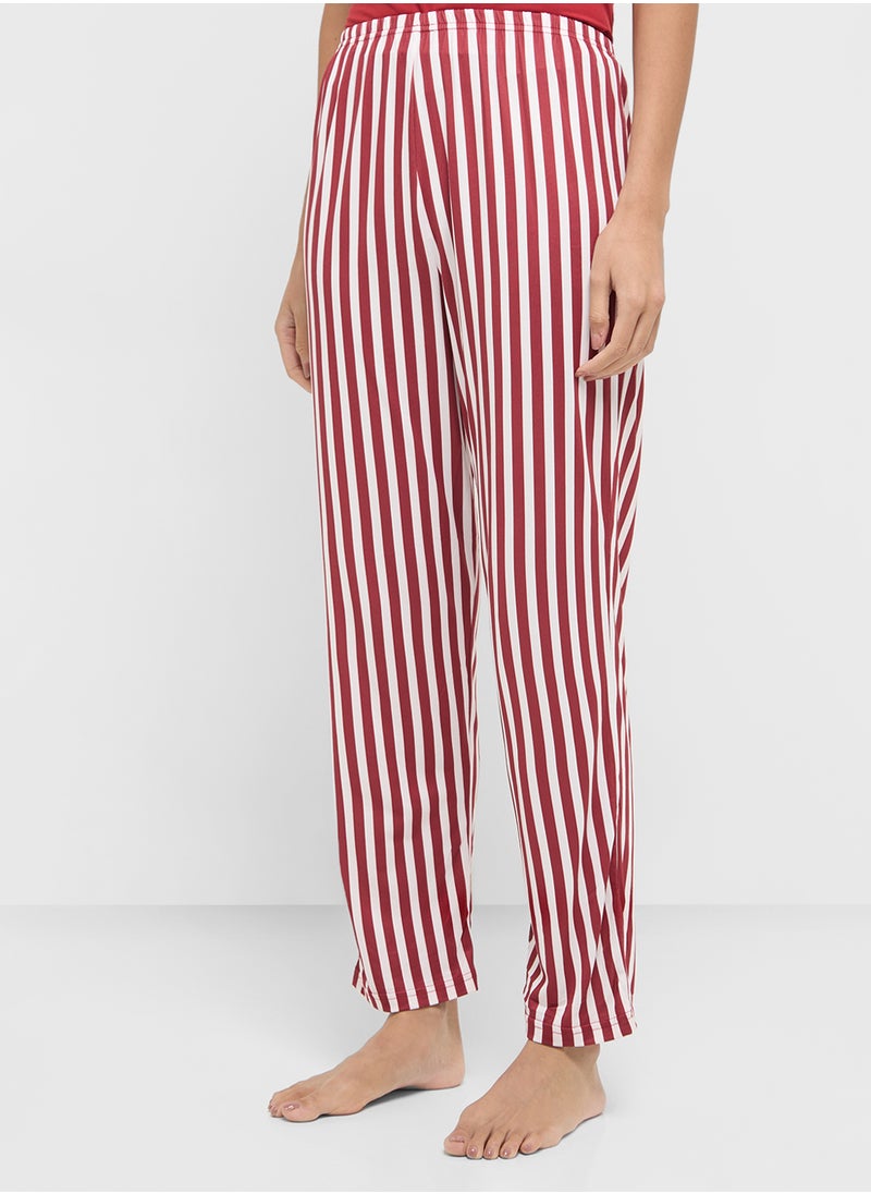 Ginger - T-Shirt & Stripe Pyjama Set - Image 1