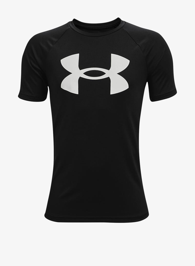 UNDER ARMOUR Youth Tech Big Logo T-Shirt - Image 1