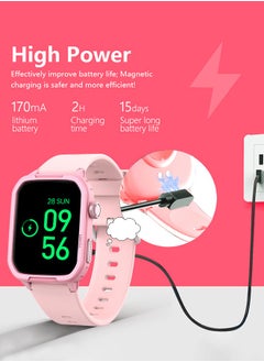 Children's Smart Watch, 1.54 Inch Children's Fitness Activity Watch, IP68 Waterproof, Heart Rate Sleep Timing Monitor and Other Children's Gifts for Young People Aged 6-16 (Pink) - pzsku/Z314CE6E95BC15C8A17FBZ/45/_/1718440020/df8f21f8-ad1c-4e62-b0f0-c19aac481c4b