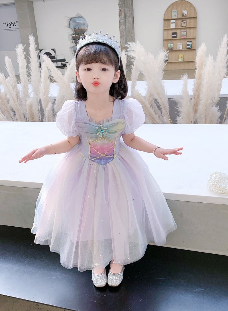 Loquat Fairytale Princess Themed Party Fancy Dress Cosplay Costume With Accessories Multicolour 