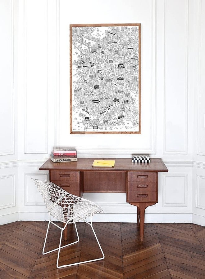 Omy Giant Coloring Poster - Brooklyn - Map of Brooklyn | Discover The Landmarks and Key Places in Brooklyn | 40 x 28 Inches | Creative Play and Fun for Kids, Teens, Adults, and The Whole Family - Image 5