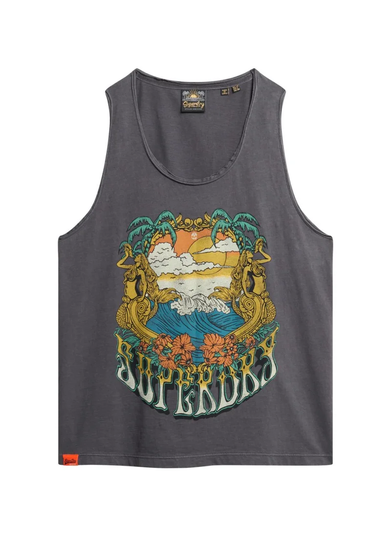 Superdry Psych Surf Graphic Racer Vest
