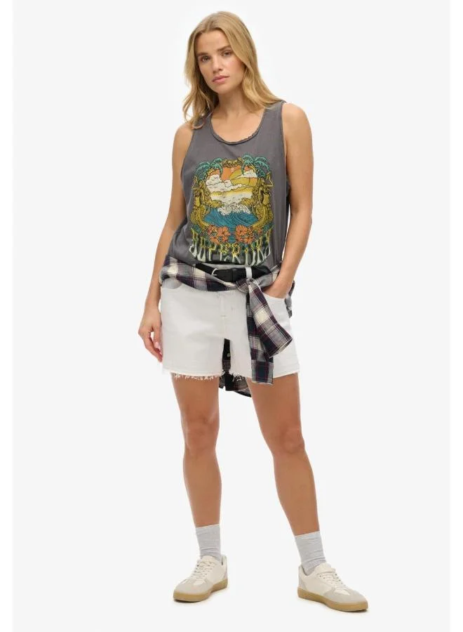 Superdry Psych Surf Graphic Racer Vest