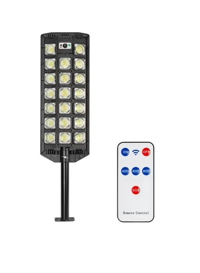 W7101A-7 Three Rows Street Lamp Solar Powered Induction Garden Light - Image 1