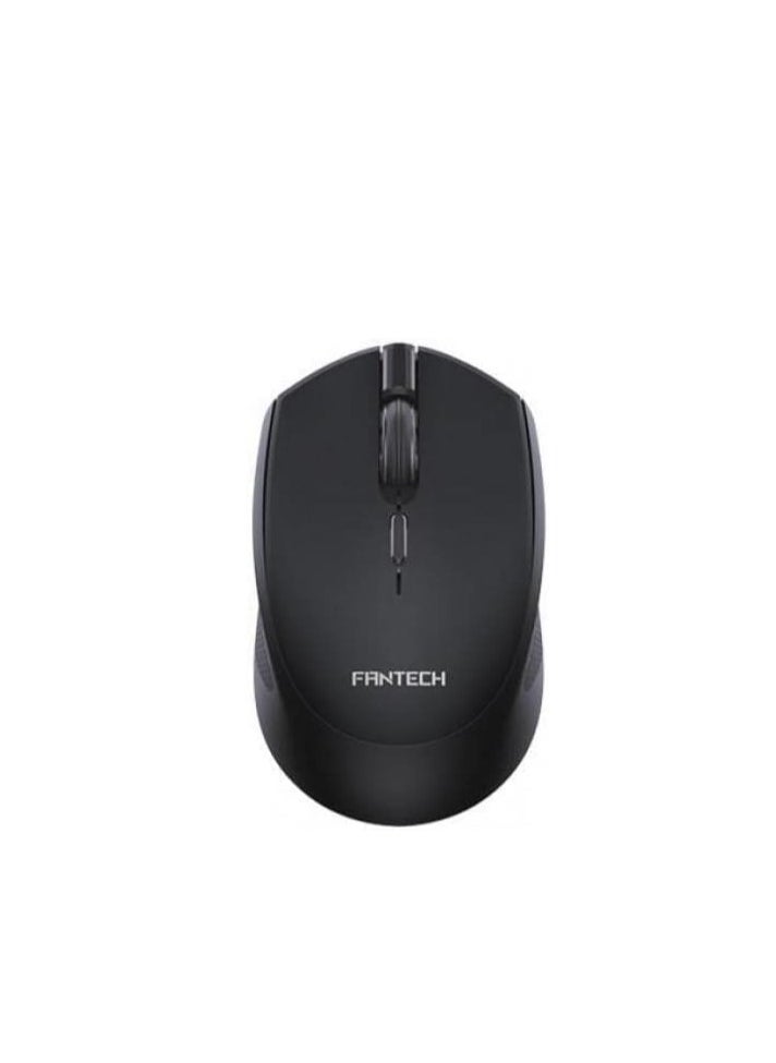 FANTECH fantech W190 Silent Switch Office Mouse - Black  - Image 1
