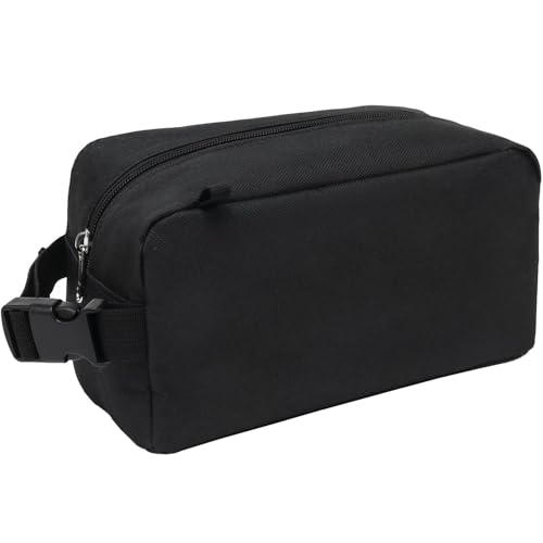 FlowFly Small Insulated Lunch box Portable Soft Bag Mini Cooler Thermal Meal Tote Kit with Buckle for Work, BlackWithBuckle - Image 1