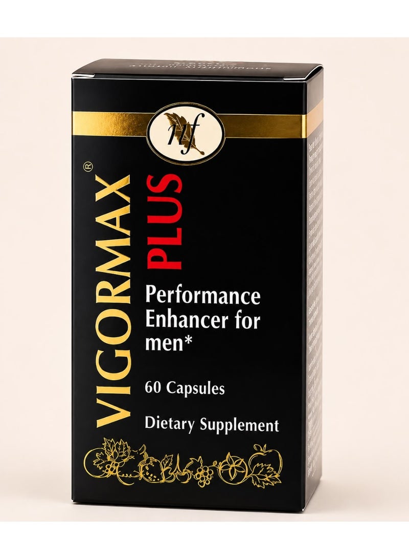 VIGORMAX PLUS -perfomance enhancer for men 60 caps - Image 3