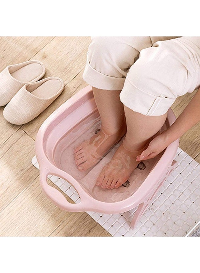 Collapsible Foot Spa Massage Bath Basin, Feet Soaking Tub with Pedicure Massage Roller, Suitable for Soaking Feet at Home, Reducing Fatigue - Image 4