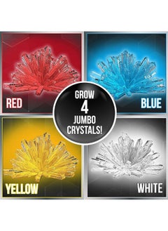 Be Amazing! Toys Light up Crystal Growing Kit by Be Amazing Toys - Grow 4 Large Crystals with Light up Display Dome - DIY Educational Science Toys - Cool STEM Gift for Boys & Girls 10+  - Image 2
