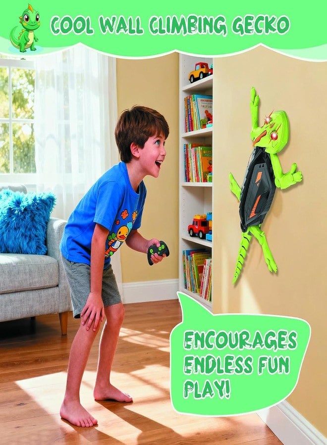 SELLFUN - WALLCRAWLER Gecko – Lagarto GECO Wall Climber – Rechargeable Remote Control Robot – Gift for 4 Years + – Children's Toys 4 Years + - Image 3