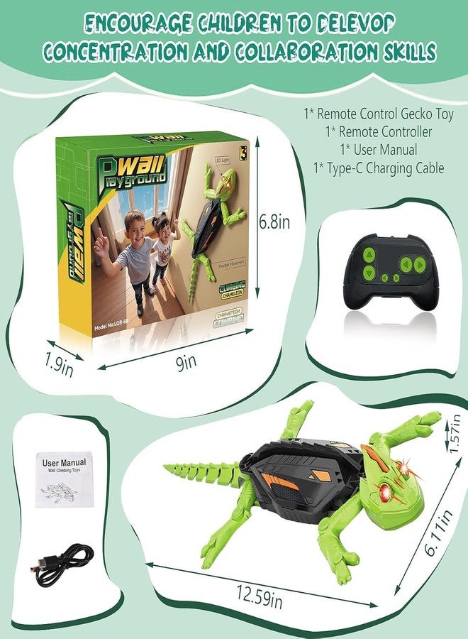 SELLFUN - WALLCRAWLER Gecko – Lagarto GECO Wall Climber – Rechargeable Remote Control Robot – Gift for 4 Years + – Children's Toys 4 Years + - Image 2