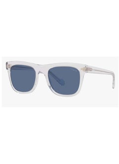Vogue VOGUE SUNGLASS VO5465S W74580 SIZE 51Frame TRANSPARENT with BLUE LENS UNISEX  - Image 3