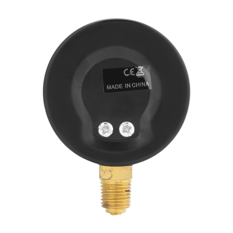 1 4 بوصة NPT مقياس ضغط هوائي هيدروليكي 0 6 بار مقياس ضغط جانبي علبة معدنية - Image 3