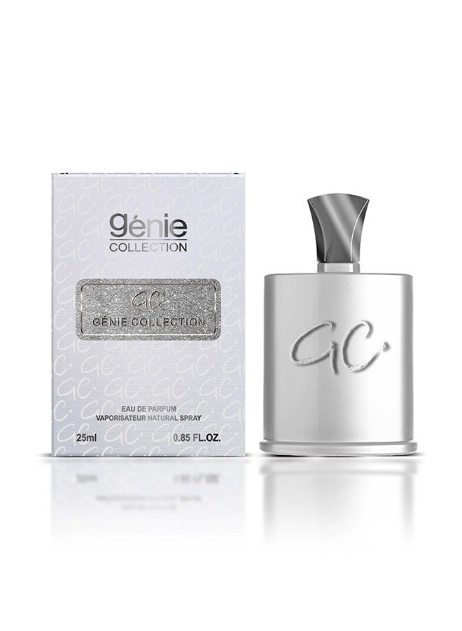 Genie Collection Model 2000 Eau De Parfum 25ml for Men – Bergamot, Mandarin Orange, Green Tea, Black Currant, Musk, Sandalwood & Galbanum | Long Lasting Fresh Woody Fragrance - Image 3