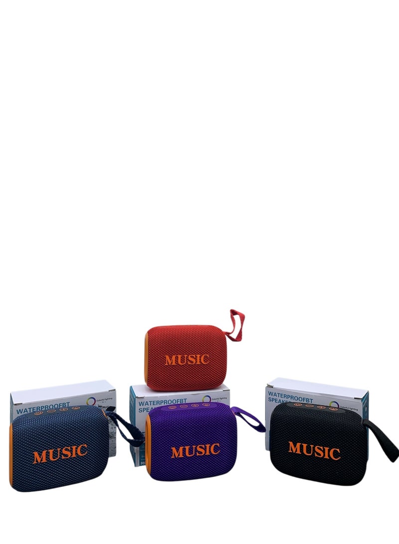 NEW Mini LS-J05 IPX4 Waterproof Wireless Speaker Portable Active USB TF BT Stereo Bass Sound Mini Speaker With FM Radio - Image 3