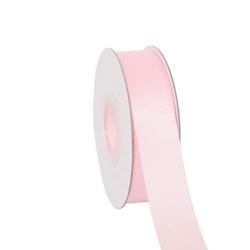 Ribbonitlux 1" Wide Double Face Satin Ribbon 25 Yards (117-Light Pink）, Set for Gift Wrapping, Party Decor, Sewing Applications, Wedding and Craft - Image 1