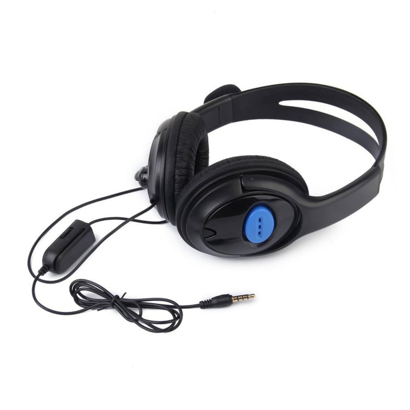 Gaming Headset with Microphone Volume Control for Smartphones Tablets Black - Image 3