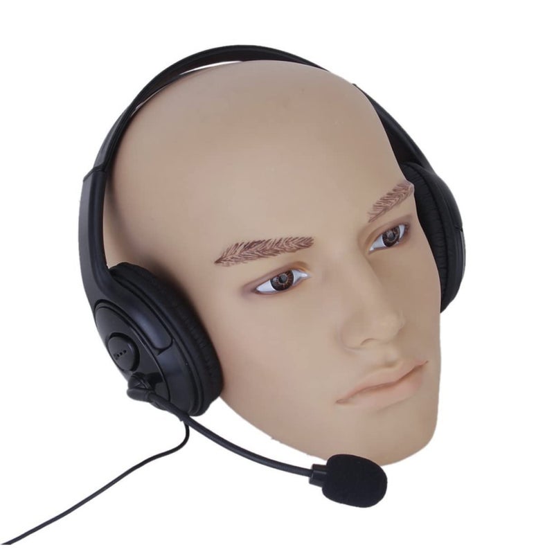 Gaming Headset with Microphone Volume Control for Smartphones Tablets Black - Image 5