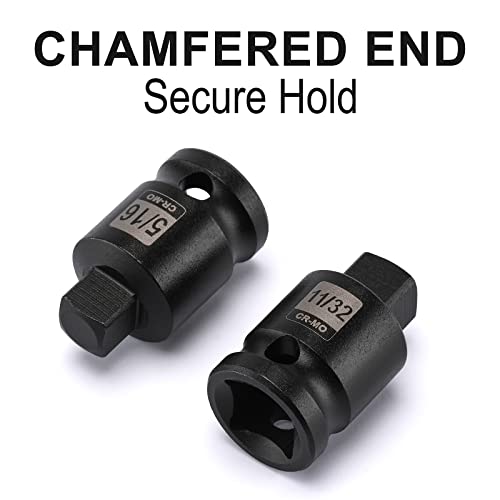 Mayouko 11PCS 3/8" Drive SAE Pipe Plug Socket Set, Tapered Male Square Drive, Chamfered Female Square Drive, CR-MO - Image 4