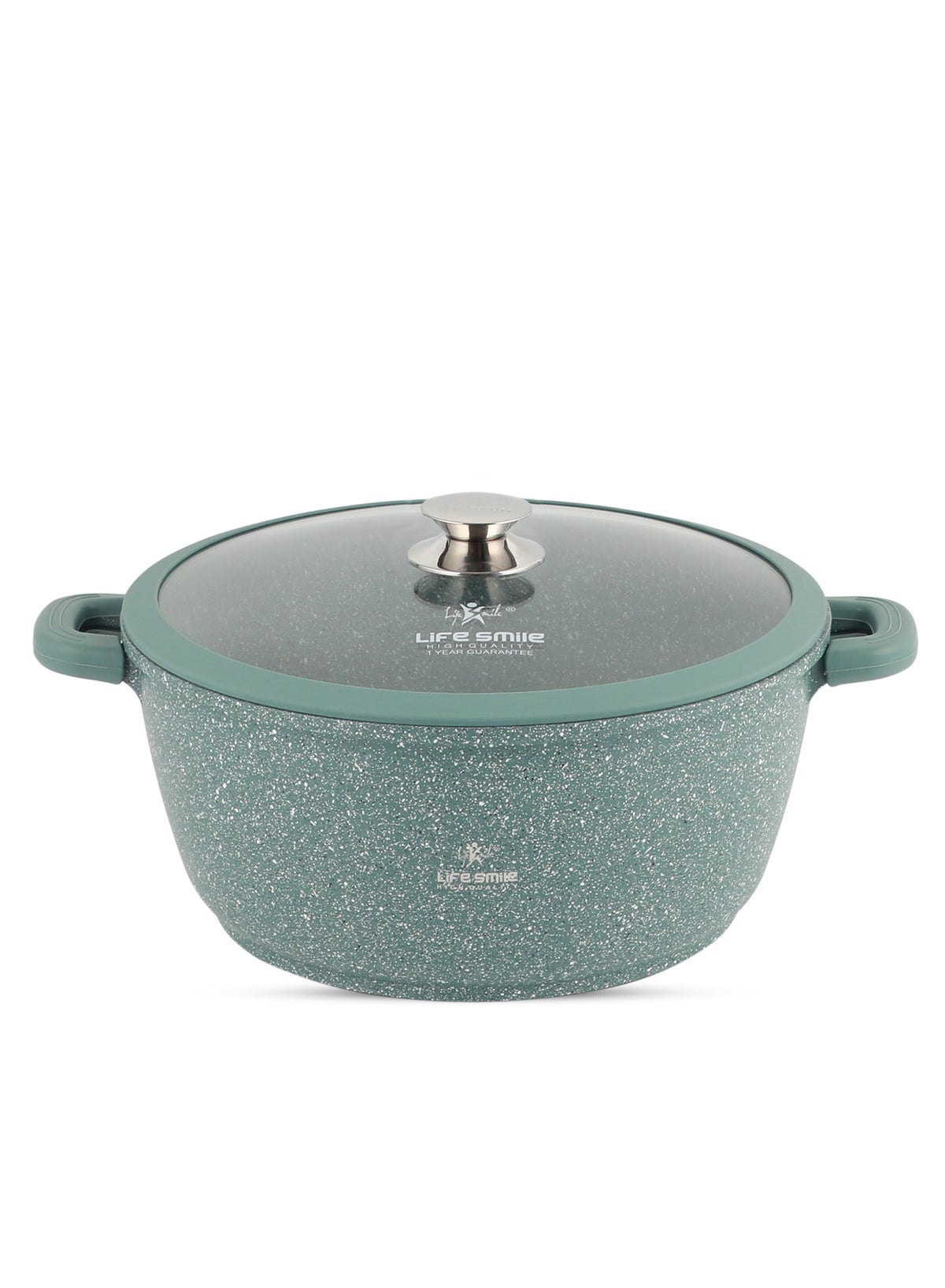 Small Rim Cooking Pot Life Smile 36cm (13 Liters) Nonstick Cooking Pot - Multi Layer Non ...
