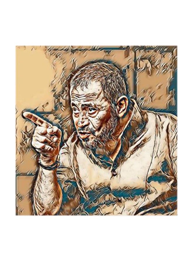 RYN George Wassouf MDF Wall Art Multicolour 30x30centimeter - Image 2