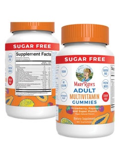 Mary Ruth Multivitamin For Women & Men; Sugar Free; Adult Multivitamin Multimineral Gummies With Vitamin C Vitamin D And E B Vitamins Biotin Zinc; Vegan; Nongmo; Gluten Free; 60 Count
