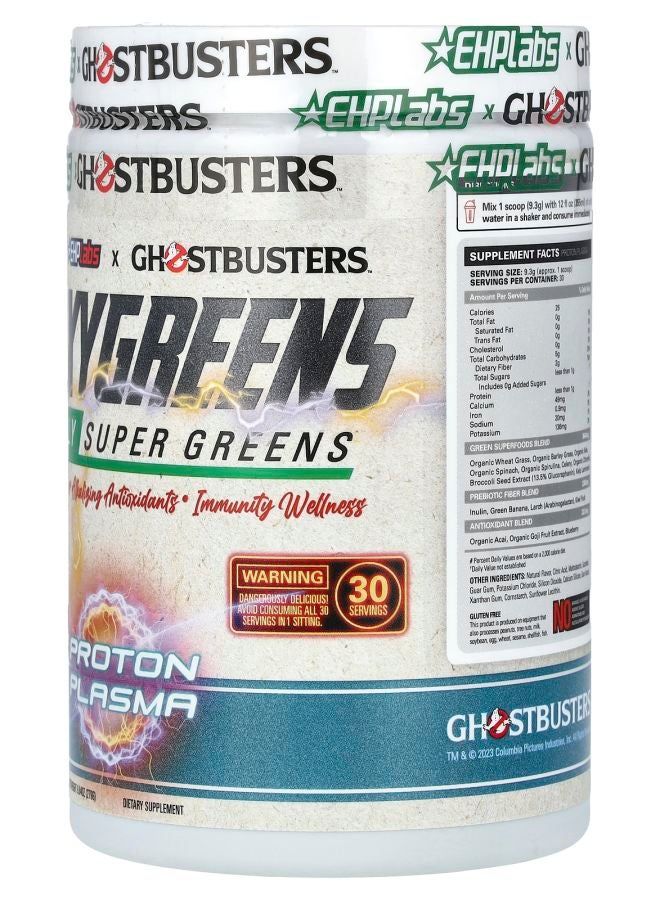 EHPLabs Ghostbusters Oxygreens Daily Super Greens Proton Plasma 9.84 oz (279 g) - Image 2