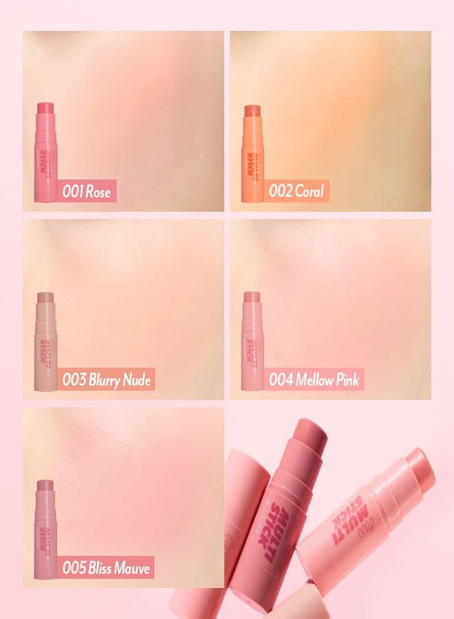 I'M MEME Blusher - I'm Multi Stick 003 Blurry Nude | Easy Blendable Cream Blush for Natural Look, Multi Blush Stick for Cheek Tint, Face Contour Makeup, and Face Blush, Suitable for All Ages - Image 4