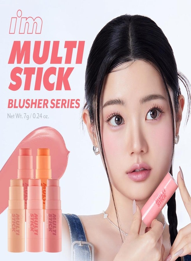 I'M MEME Blusher - I'm Multi Stick 003 Blurry Nude | Easy Blendable Cream Blush for Natural Look, Multi Blush Stick for Cheek Tint, Face Contour Makeup, and Face Blush, Suitable for All Ages - Image 2