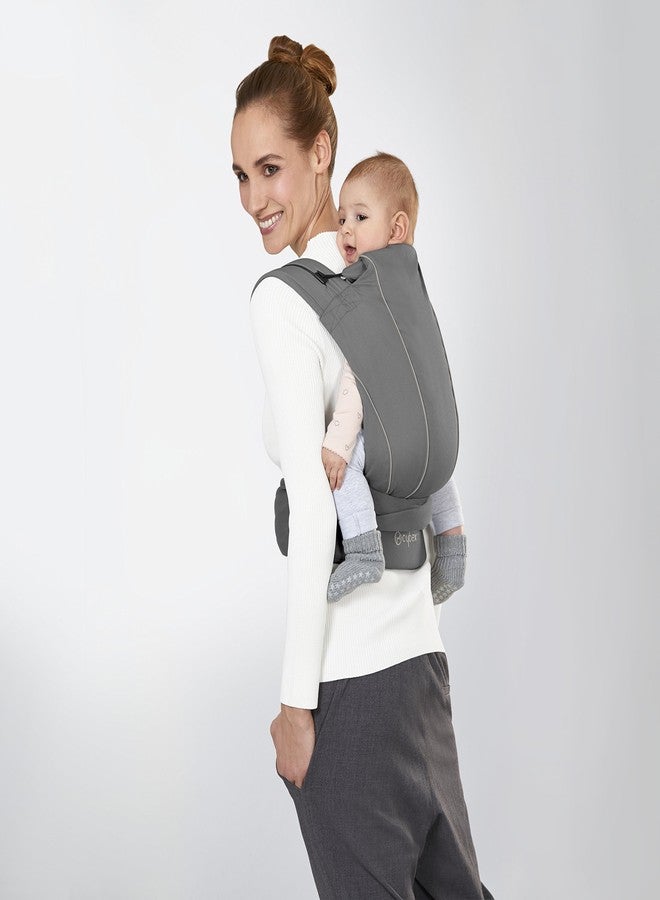 cybex حمالة أطفال سايبكس مايرا تاي، حمالة قابلة للتعديل من الولادة حتى 33 رطل، لون دنيم أزرق، مقاس واحد - Image 5