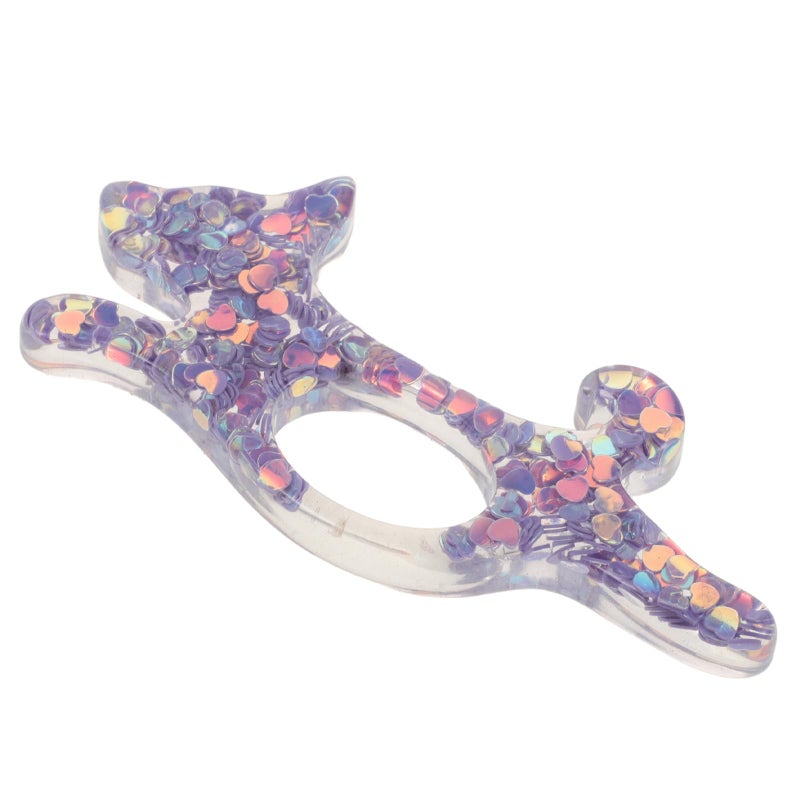 Purple Dog Shaped Book Page Holder Weight Pressing Aid Bookmark for Readers - Image 2