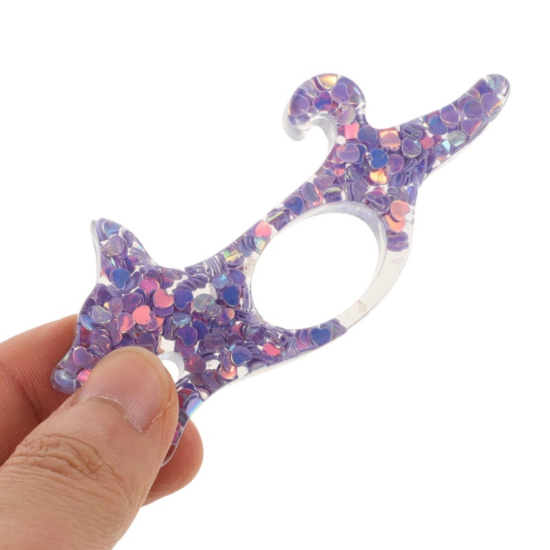 Purple Dog Shaped Book Page Holder Weight Pressing Aid Bookmark for Readers - Image 5