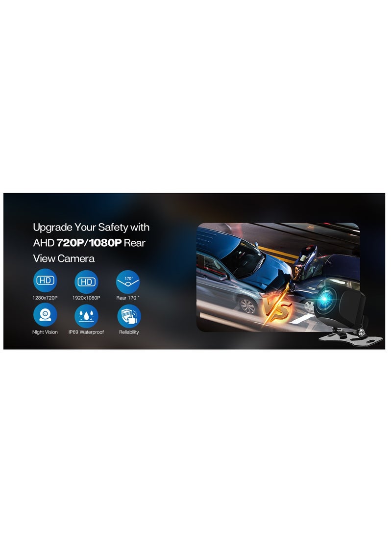 مشغل فيديو للسيارة TS10 عالمي مقاس 9 بوصات نظام تحديد المواقع العالمي (GPS) وشاشة تعمل باللمس وشاشة لاسلكية Carplay 4 جيجابايت 32 جيجابايت - Image 3