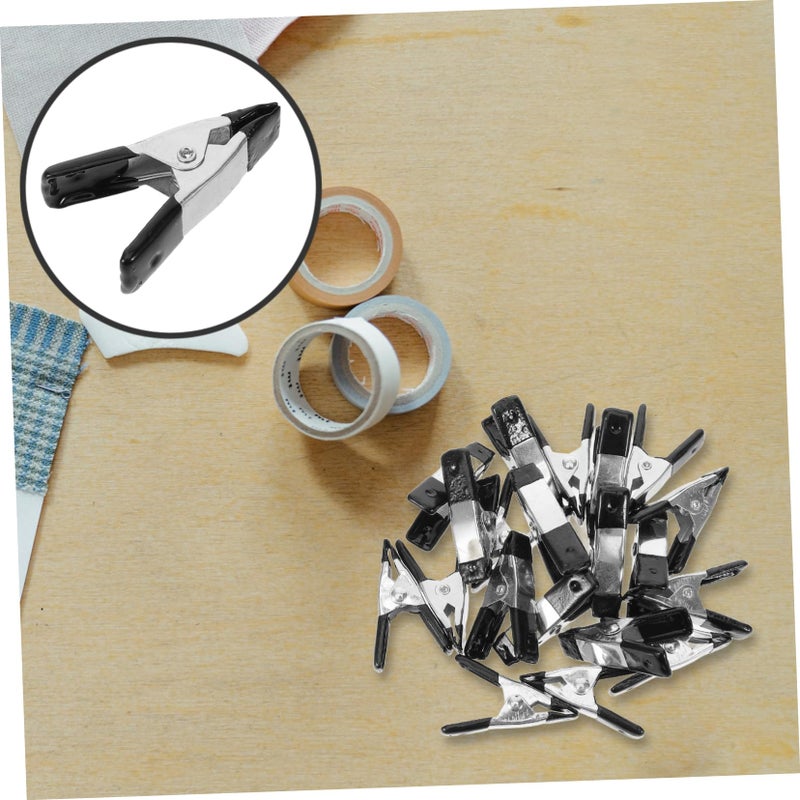 20 Pack Heavy Duty Spring Clamps Coated Plastic Backdrop Clips for Photography Woodworking DIY Wedding Decor - Image 4