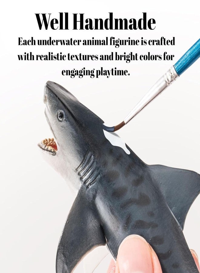 Mallexo Realistic Ocean Underwater Animals Figures Toy Playset for Kids 3+| 12PCS Water Animal Figurine Toys Set for Boys and Girls Birthday Gifts for Children Decoration Educational & Learning Items - Image 4