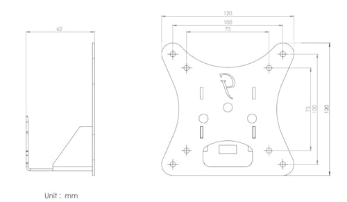 Gladiator Joe Monitor Arm/Mount VESA Bracket Adapter Compatible with Acer G227HQL, G237HL, G247HYL, H226HQL, H236HL, SA230 bi, SB220q (See Full Model List Below) - 100% Made in North America - Image 4