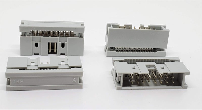 Pc Accessories - Connectors Pro 10-Pack 2X8 16P Dual Rows 2.54mm Shrouded IDC Male Header, 16 Pins Connectors - Image 4