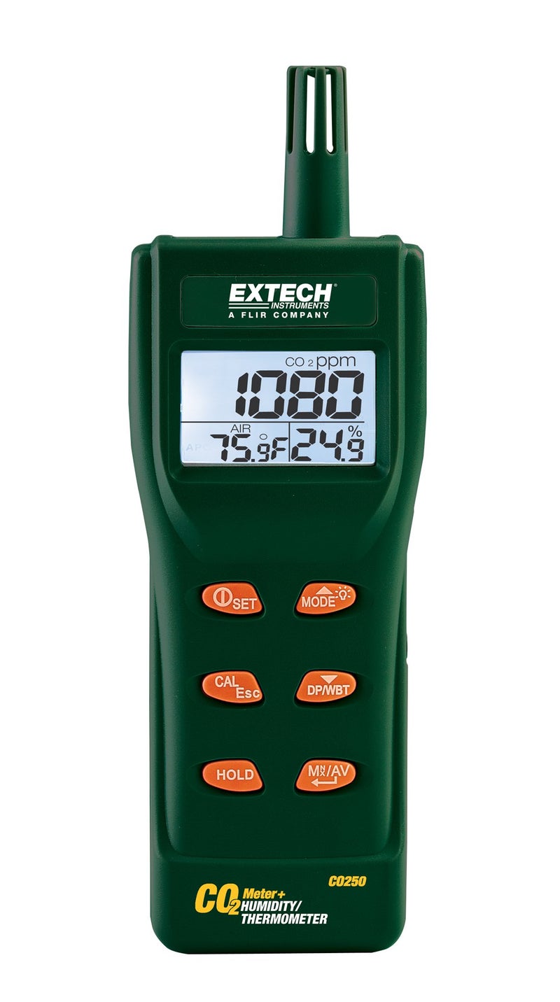 Extech CO250 Portable Indoor Air Quality CO2 Meter/Datalogger - Image 4