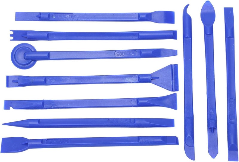 100PCS Antistatic Spudger Set, Universal Pry Opening Tool for Phone Repair, Multifunctional Soft ABS Plastic Spudger with Various Shapes, Lightweight Electronics Repair Kit for SMA (Blue) - Image 3